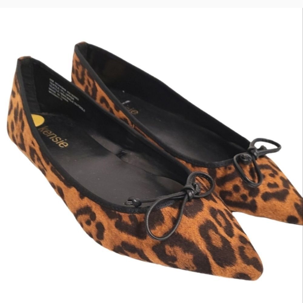 Kensie Leopard Print Flats Women’s size 8 - Picture 3 of 7